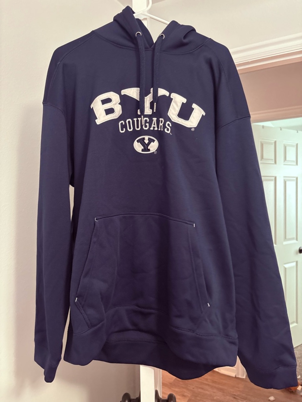 BYU Cougars Navy Pullover Hoodie